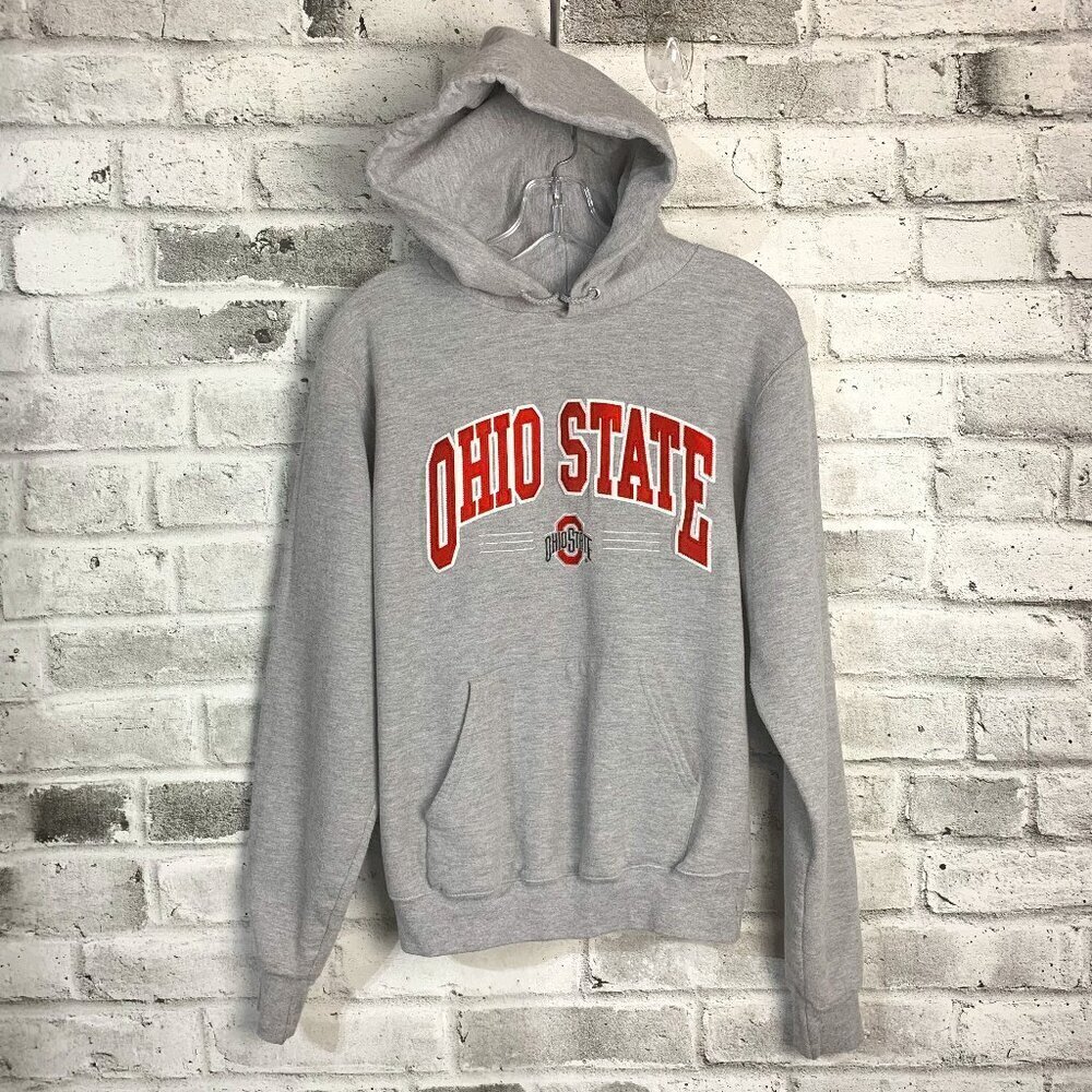 Ohio State Embroidered Champion Pullover Hoodie